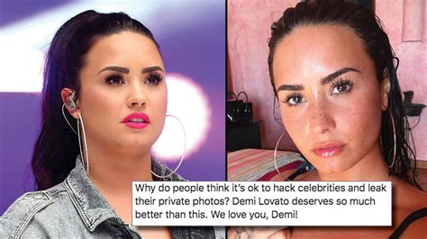 demi lovato leaks|Demi Lovato’s nude photos leak after her Snapchat is hacked.